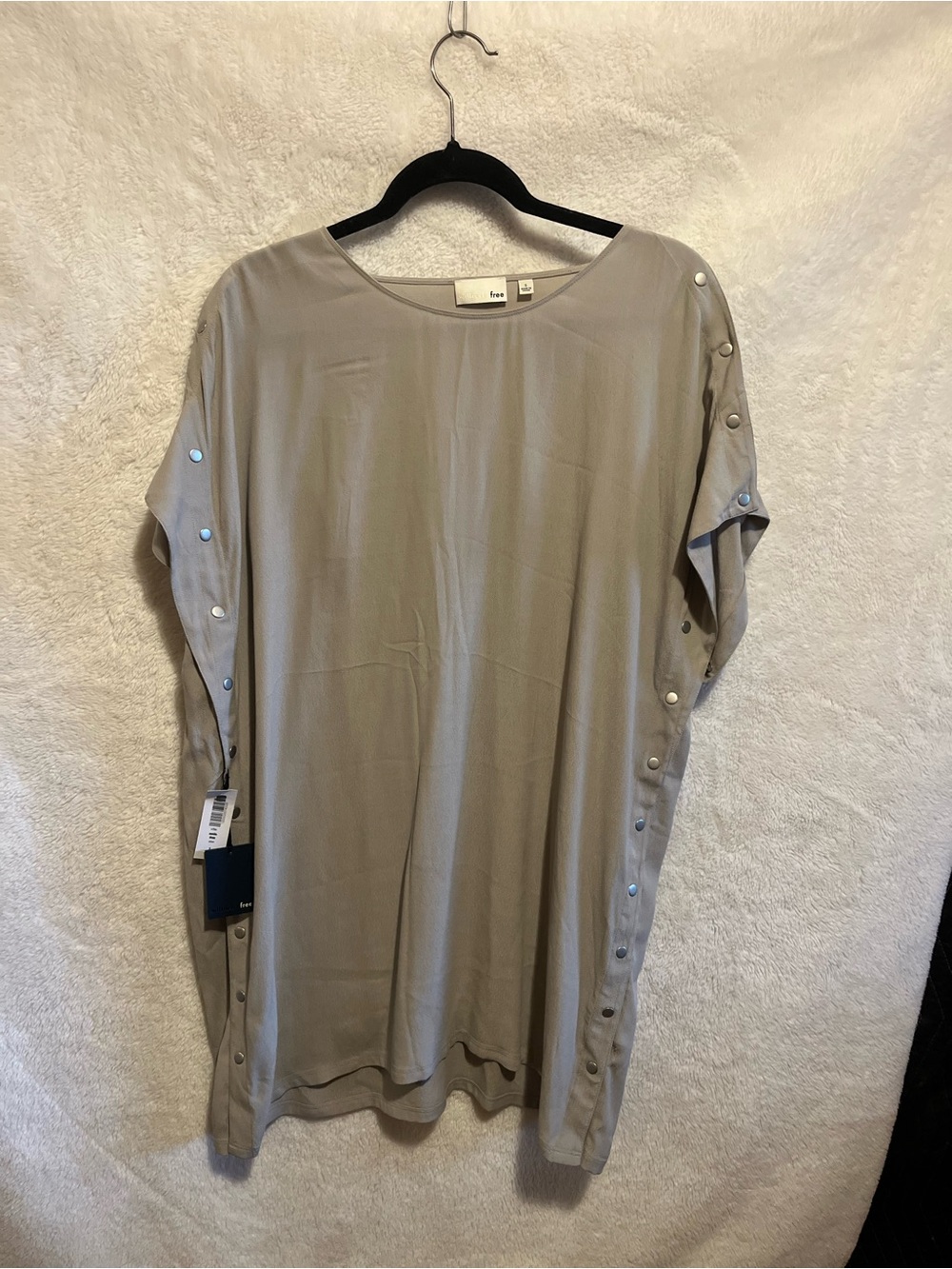 Wilfred Free Aamito Dress — Ashen — Size S — New with Tags (Aritzia)